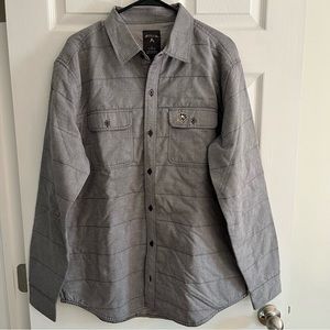 nhl pittsburgh penguins antigua button down shirt jacket size L